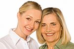 Mother And Doughter Adult Young Stock Photo