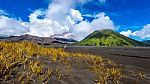 Mount Bromo Volcano (gunung Bromo)in Bromo Tengger Semeru National Park, East Java, Indonesia Stock Photo