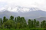 Mount Erciyes Stock Photo