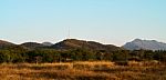 Mountain Phone Antenna Stock Photo
