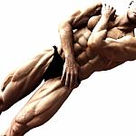 Muscular Man Stock Photo