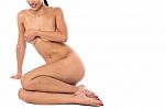 Naked Woman With Healthy Clean Skin Stock Photo