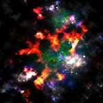Nebula In Deep Space Stock Photo