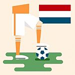 Netherlands National Soccer Kits Stock Photo
