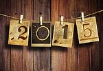 New Year 2015 Stock Photo