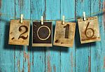 New Year 2016 Stock Photo