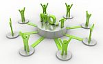 NO 1 Business Network Stock Photo