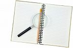 Notebook Stock Photo