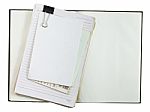 Notepad On Book Stock Photo