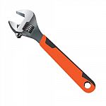 Object Tool. Wrench On A Orange And Dark Grey Isolated On White Background. Tool Service Stock Photo