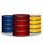 Oil Barrel Stock Photo