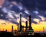 Oil Refinery Stock Photo