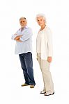 Old People Couple Stock Photo