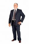 Older Man Standing Stock Photo