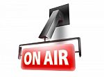 On Air Stock Photo