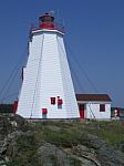 One Of Grand Manan's Lighthouse Stock Photo