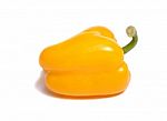 One Yellow Sweet Pepper Stock Photo