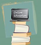 Online Education Stock Photo