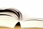 Pages Of Open Book  Stock Photo