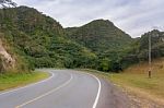 Pan American Highway In Mountain Area Of Nicaragua Stock Photo