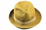 Panama Straw Hat Stock Photo