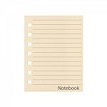 Paper Pad With Line Of Notebook Isolated Stock Photo