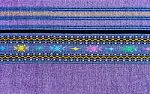 Pattern Of Thai Hand Made Cotton Fabric Stock Photo