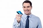 Payment Made Easy, Credit Card Stock Photo