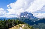 Pelmo Mountain Stock Photo