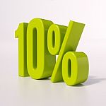 Percentage Sign, 10 Percent Stock Photo