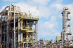 Petrochemical Plant Stock Photo