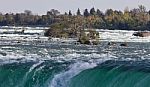 Photo Of An Amazing Niagara River At Fall Stock Photo