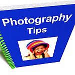 Photography Tips Book Stock Photo