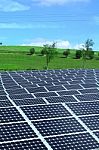 Photovoltaic Panel Stock Photo
