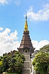 Phra Mahathat Napametanidon Pagoda Stock Photo