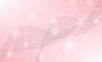 Pink Background Ribbon And Flower Style Stock Photo