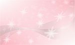 Pink Background Ribbon And Flower Style Stock Photo