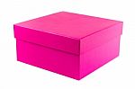 Pink Box Stock Photo