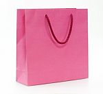 Pink Shopping Bag Stock Photo