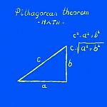Pithagorean Theorem Stock Photo