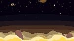 Pixel Art Sky Space Stock Photo