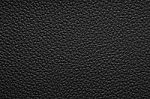Plastic Black Dark Leather Background Or Texture Stock Photo
