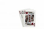 Playing Cards Background Stock Photo