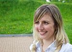 Portrait Of A Beautiful Young Woman Stock Photo