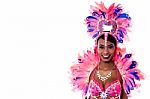Portrait Of Carnival Dancer! Stock Photo