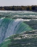 Postcard With A Powerful Niagara Waterfall Stock Photo