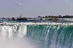 Postcard With An Amazing Niagara Waterfall Stock Photo