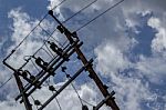Power Lines Stock Photo