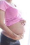 Pregnancy Women, Silhouette Stock Photo