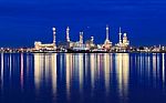 Pretolium Refinery Plant Stock Photo